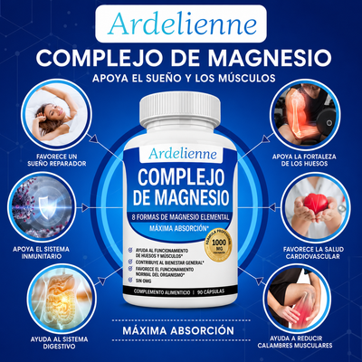 Complejo de magnesio Ardelienne | Menos Estrés, Mejor Sueño y Máxima Absorción